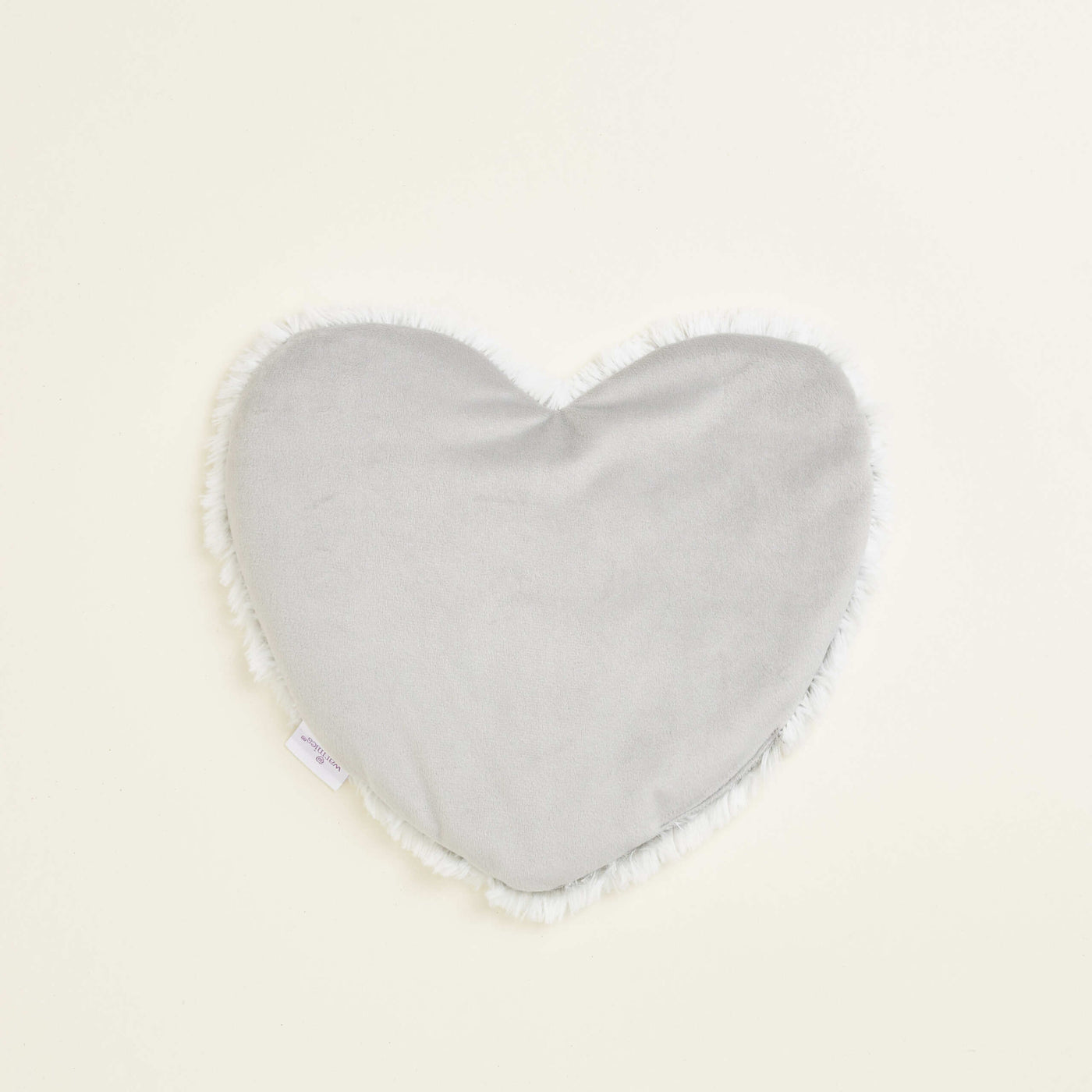 Warmies Marshmallow Grey Love Heart Heat Pad (2)