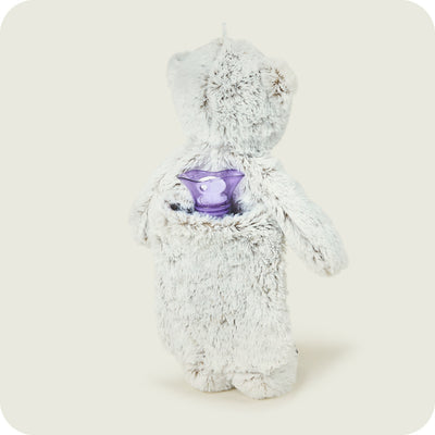 Warmies 3D Square Hot Water Bottle Marshmallow Bear