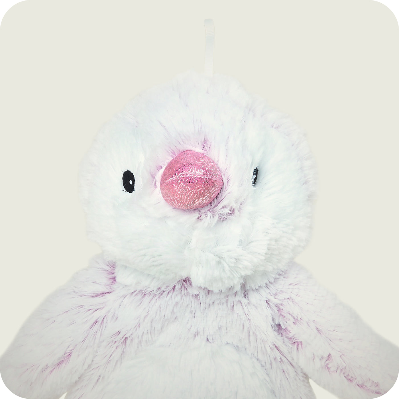 Warmies 3D Square Hot Water Bottle Marshmallow Penguin