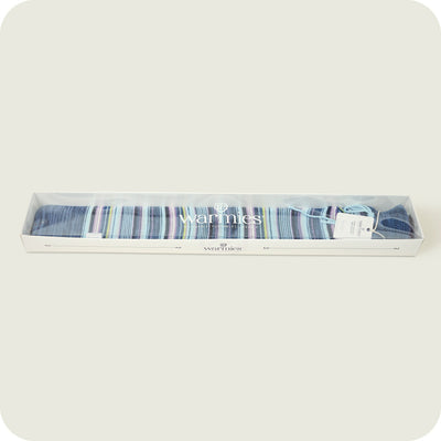 Warmies Long Hot Water Bottle Blue Stripe