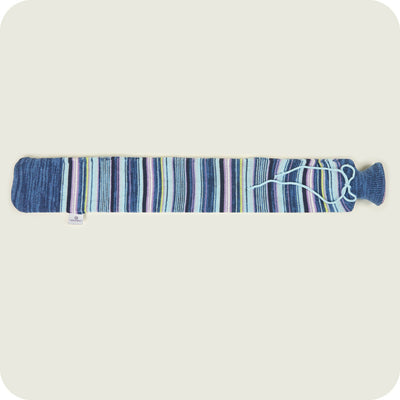 Warmies Long Hot Water Bottle Blue Stripe