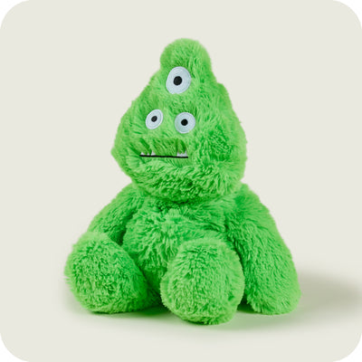 Warmies Bright Green Monster