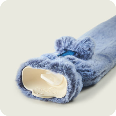 Warmies Long Hot Water Bottle Marshmallow Blue Fur