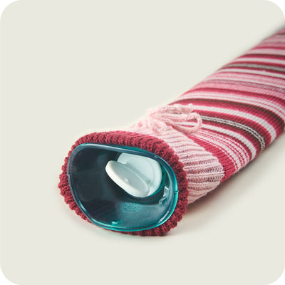 Warmies Long Hot Water Bottle Red Stripe