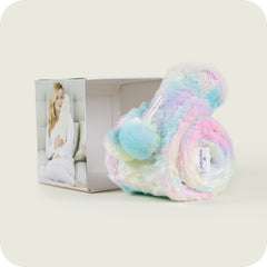 Warmies® Rolled Long Hot Water Bottle Rainbow Fur