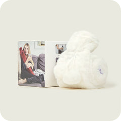 Warmies® Rolled Long Hot Water Bottle Vanilla Fur