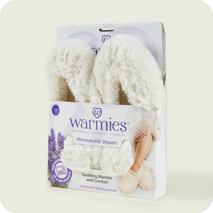 Cream Warmies® Slippers Cream Warmies® Slippers