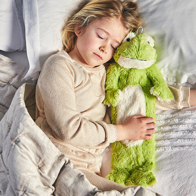 Warmies® 3D Hot Water Bottle Frog, Simply add Hot Water