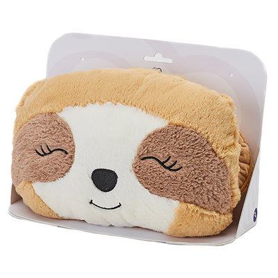 Warmies® Fully Microwaveable Sloth Handwarmer, Relaxing Lavender Scented Heatable Soft Cuddly Sloth