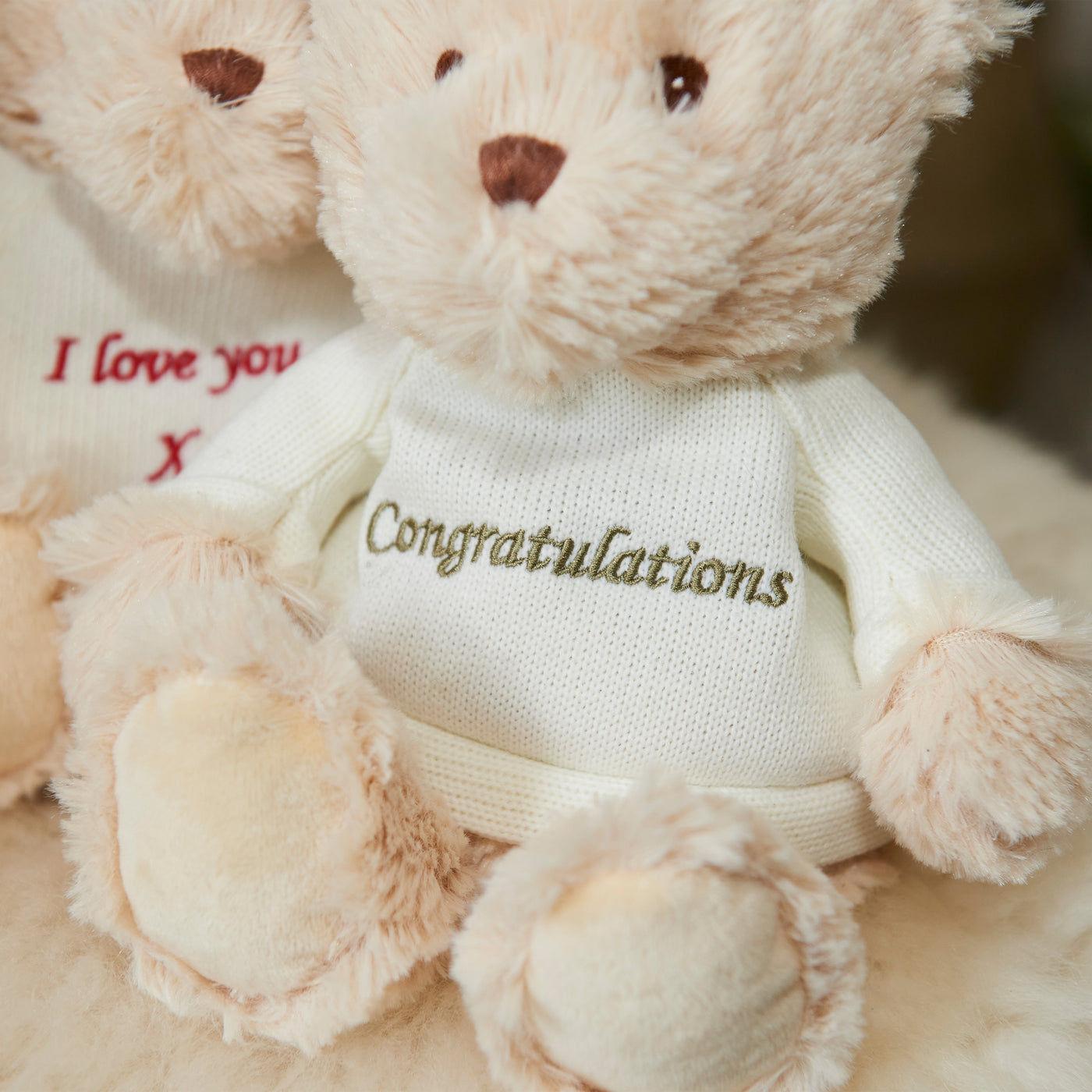 Warmies 'Congratulations' Sentiments Bear